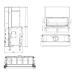 Каминная топка KFD Linea H 1320 4.0