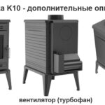 Печь камин чугунная Kratki Koza/K10