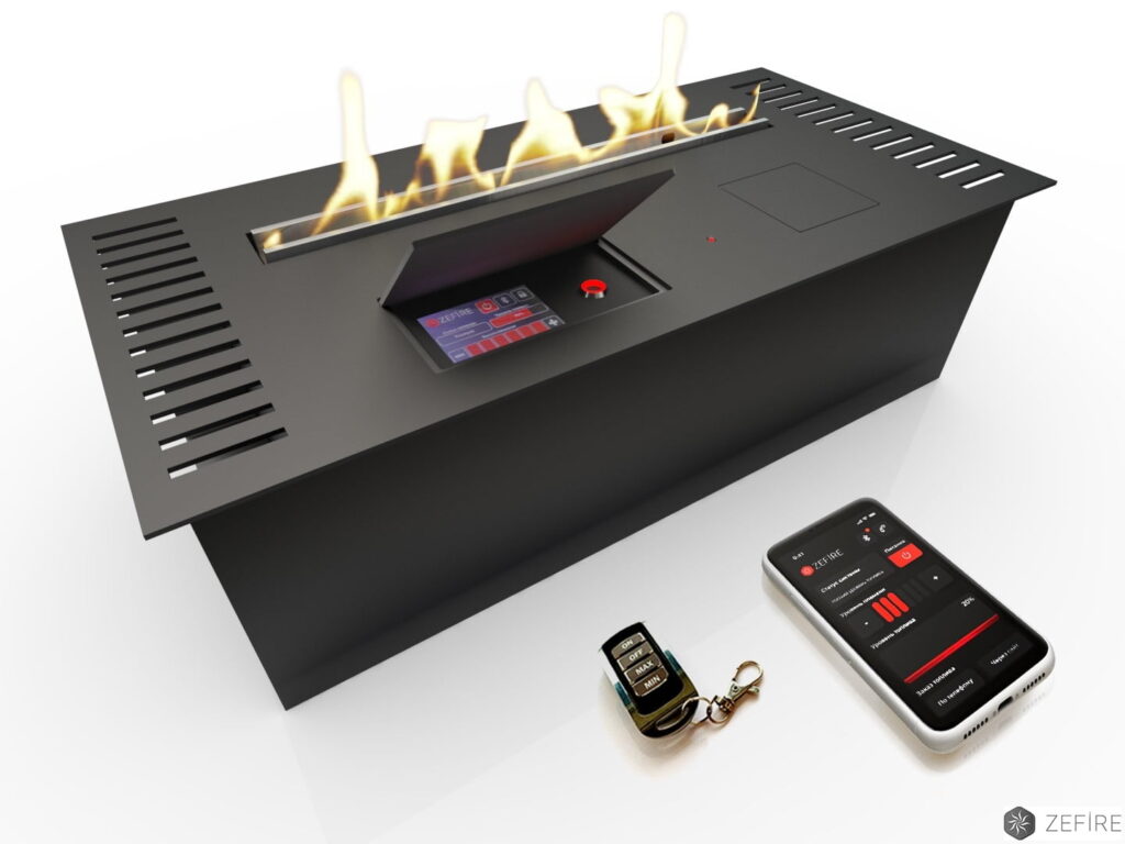 Автоматический биокамин ZeFire Automatic М с ДУ