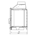Каминная топка KFD ECO MAX 14 D с шибером