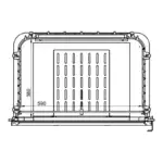 Каминная топка KFD ECO MAX 14 D с шибером