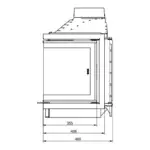Каминная топка KFD ECO MAX 7 3F basic