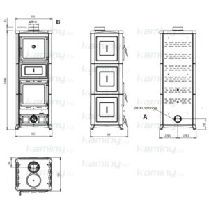 Печь камин La Nordica Nova Forno производитель La Nordica