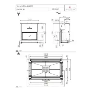 Каминная топка Spartherm Varia B-FDh