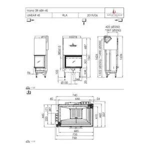 Каминная топка Spartherm Varia 2L/R-68h