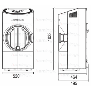 Пеллетный камин Austroflamm Clou Compact Pellet производитель Austroflamm