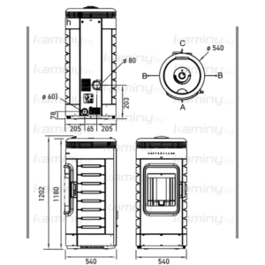 Пеллетный камин Austroflamm Ella производитель Austroflamm