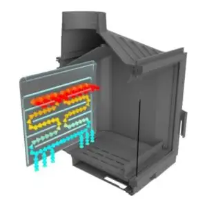 Каминная топка KFD ECO MAX 14 D с шибером