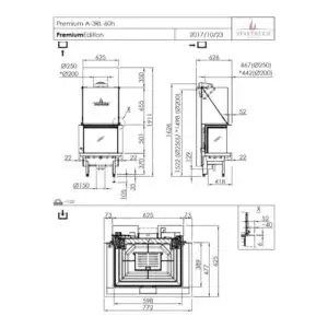 Каминная топка Spartherm Premium A-3RL-60h
