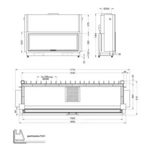 Каминная топка Spartherm Varia B-150h